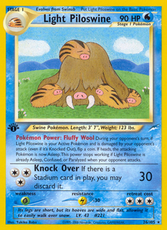 Light Piloswine card art