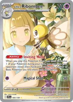 Lillie's Ribombee card art