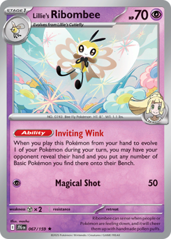 Lillie's Ribombee card art