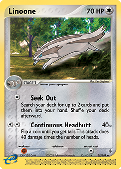 Linoone card art
