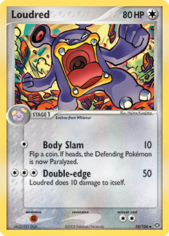 Loudred card art
