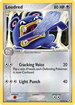 Loudred card art