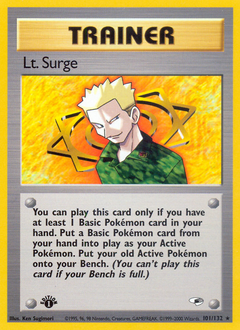 Lt. Surge card art