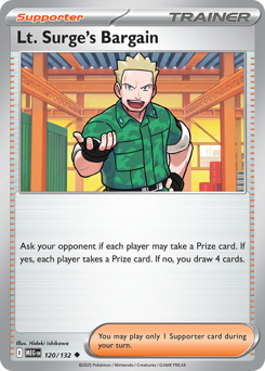 Lt. Surge's Bargain card art