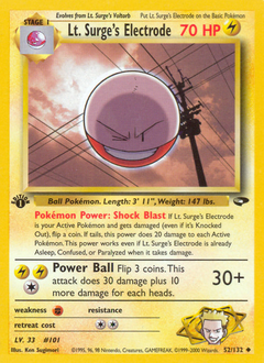 Lt. Surge's Electrode card art