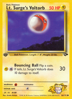 Lt. Surge's Voltorb card art