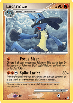 Lucario card art