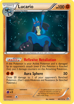 Lucario card art