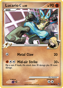Lucario C card art