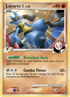 Lucario GL card art