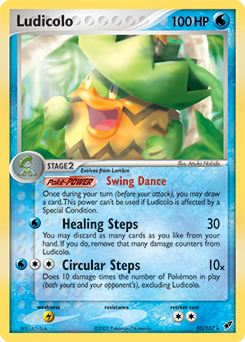 Ludicolo card art