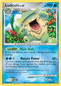 Ludicolo card art