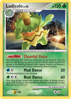 Ludicolo card art