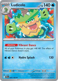Ludicolo card art