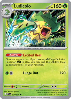Ludicolo card art
