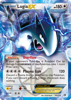 Lugia-EX card art