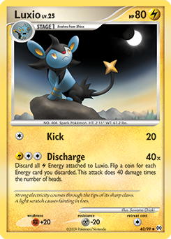 Luxio card art