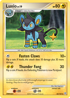 Luxio card art