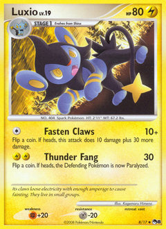 Luxio card art