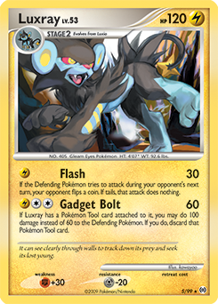Luxray card art