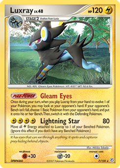 Luxray card art