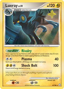 Luxray card art