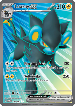 Luxray ex card art