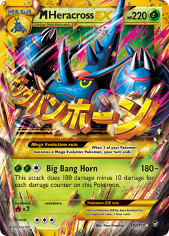 M Heracross-EX card art
