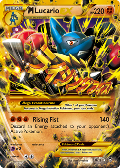 M Lucario-EX card art