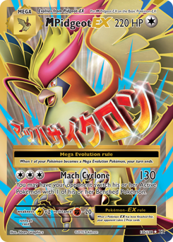 M Pidgeot-EX card art