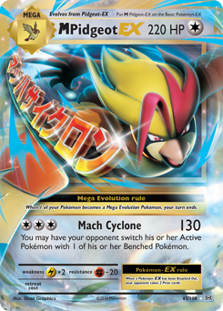 M Pidgeot-EX card art