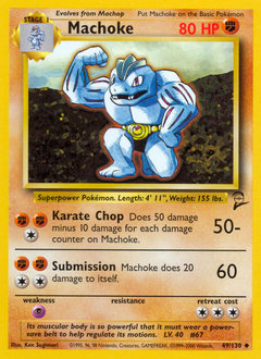 Machoke card art
