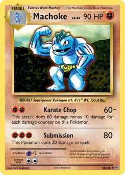 Machoke card art