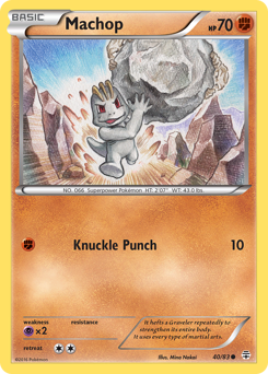 Machop card art