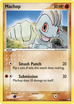 Machop card art