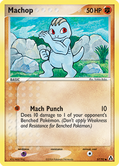 Machop card art