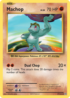 Machop card art