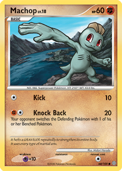 Machop card art