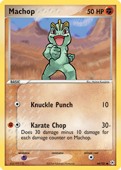 Machop card art