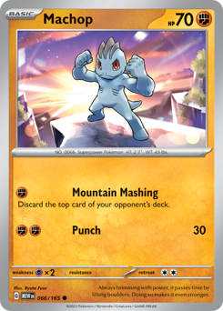 Machop card art