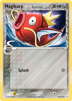 Magikarp δ card art