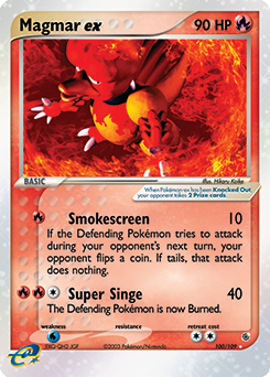 Magmar ex card art
