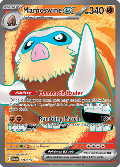 Mamoswine ex card art