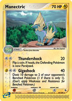 Manectric card art