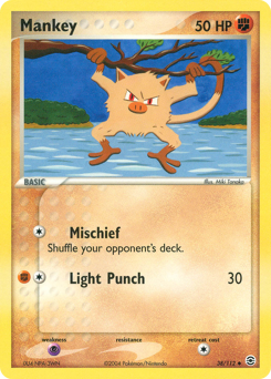 Mankey card art