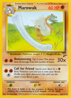 Marowak card art