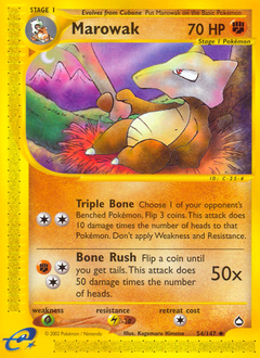 Marowak card art