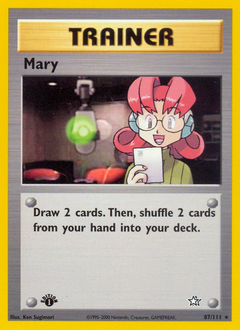 Mary card art