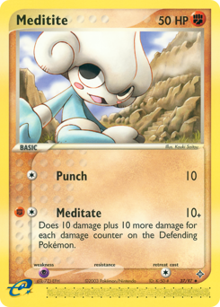 Meditite card art