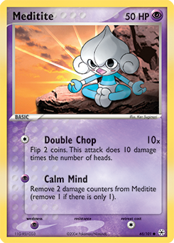 Meditite card art